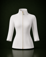 Architectural Jade-Zip Jacket