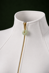 Architectural Jade-Zip Jacket