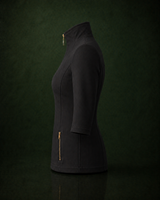 Stand-Collar Zip Jacket