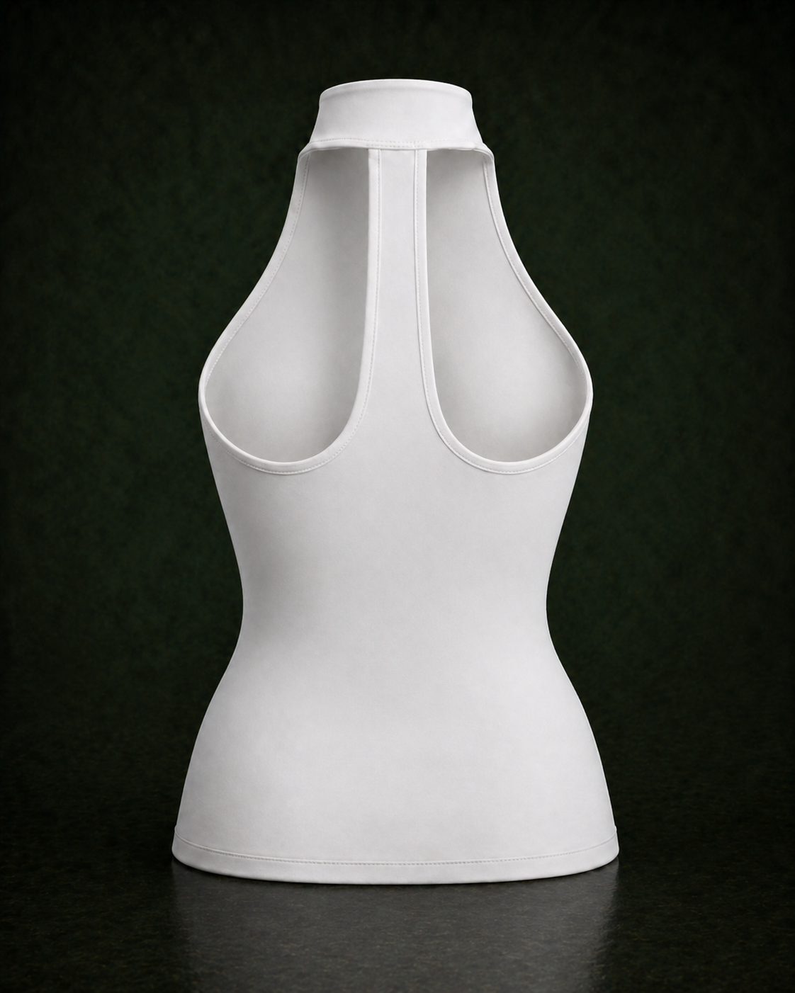 Stand-Collar Zip Vest