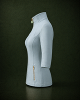 Stand-Collar Zip Jacket